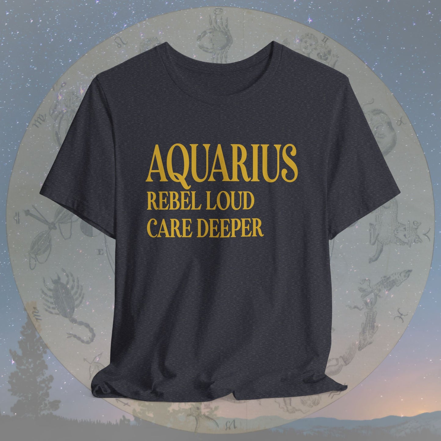 Aquarius Rebel Heart T-Shirt