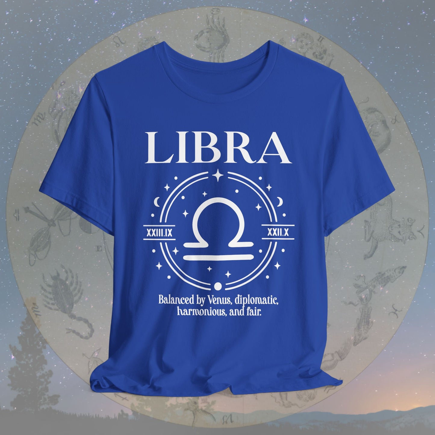 Classic Libra Zodiac Sign T-Shirt