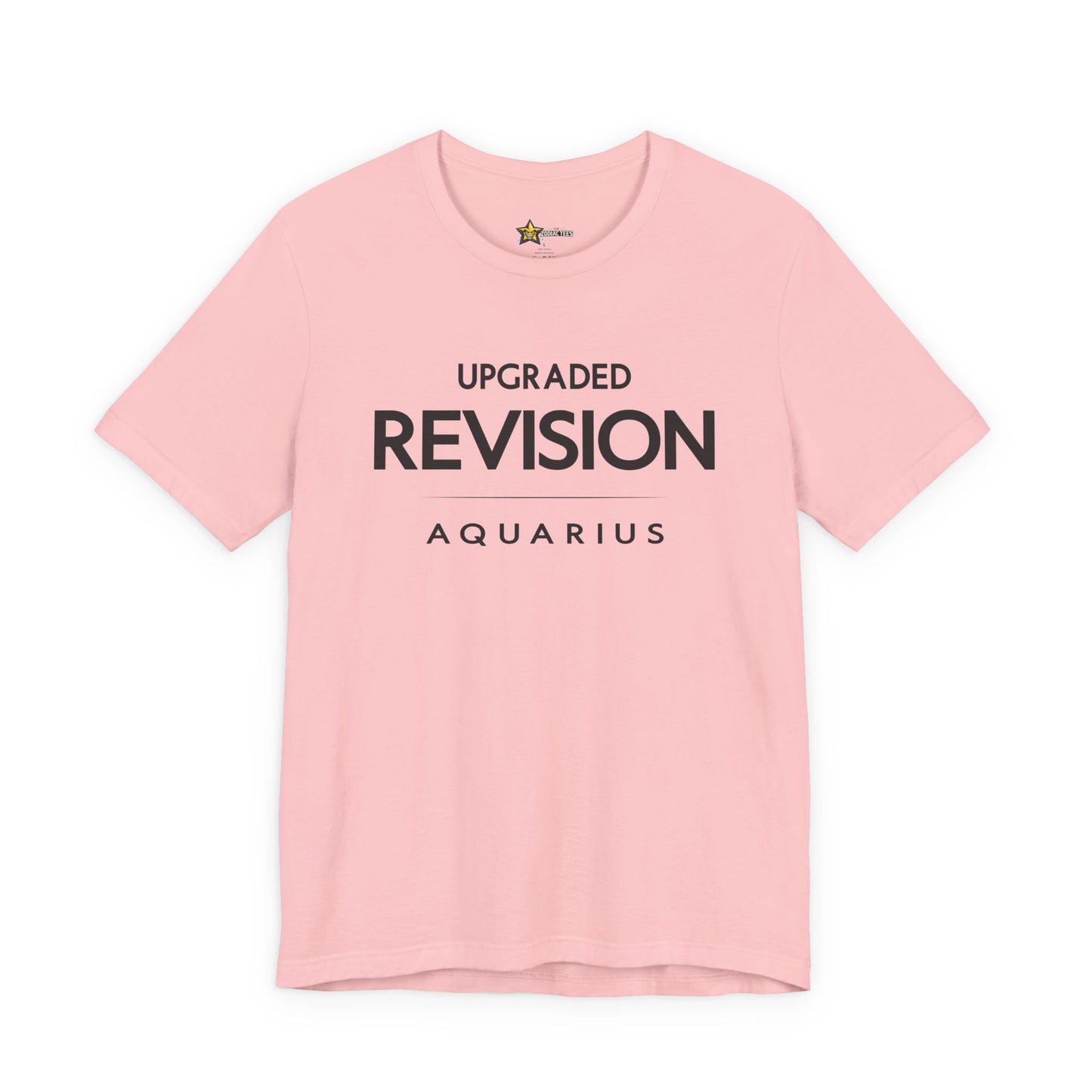 Aquarius Upgraded Revision T-Shirt – Smart Zodiac Mindset Tee