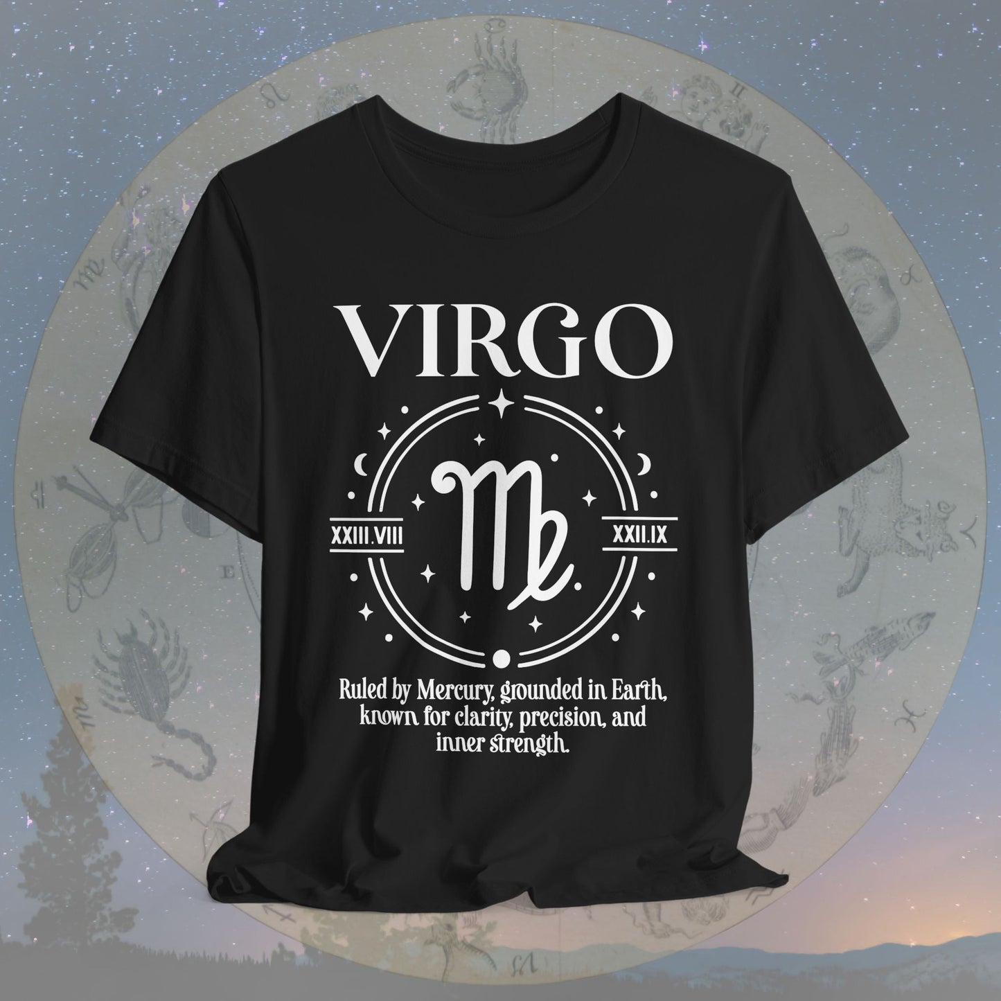 Classic Virgo Zodiac Sign T-Shirt