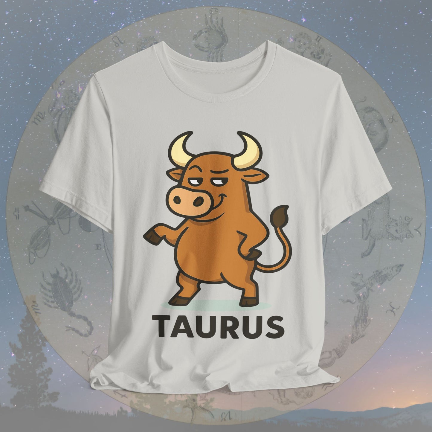 Playful Taurus Zodiac Sign T-Shirt