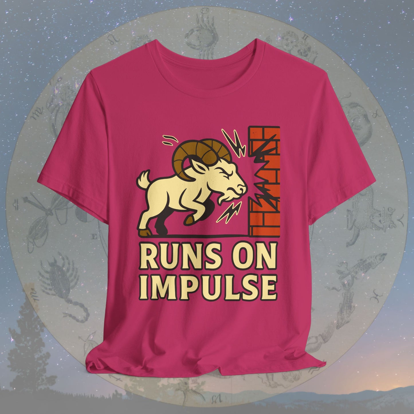 Funny Aries Impulse Driven T-Shirt