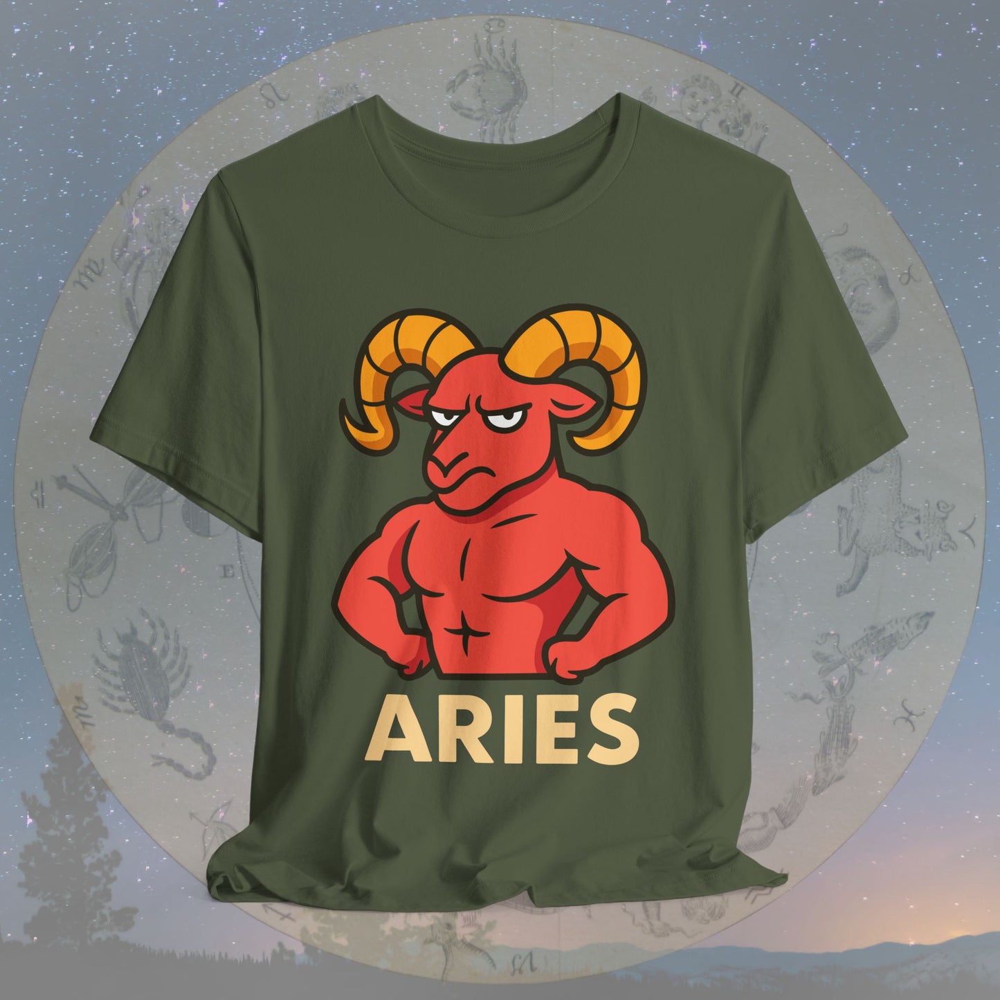 Funny Fierce Aries Zodiac Sign T-Shirt