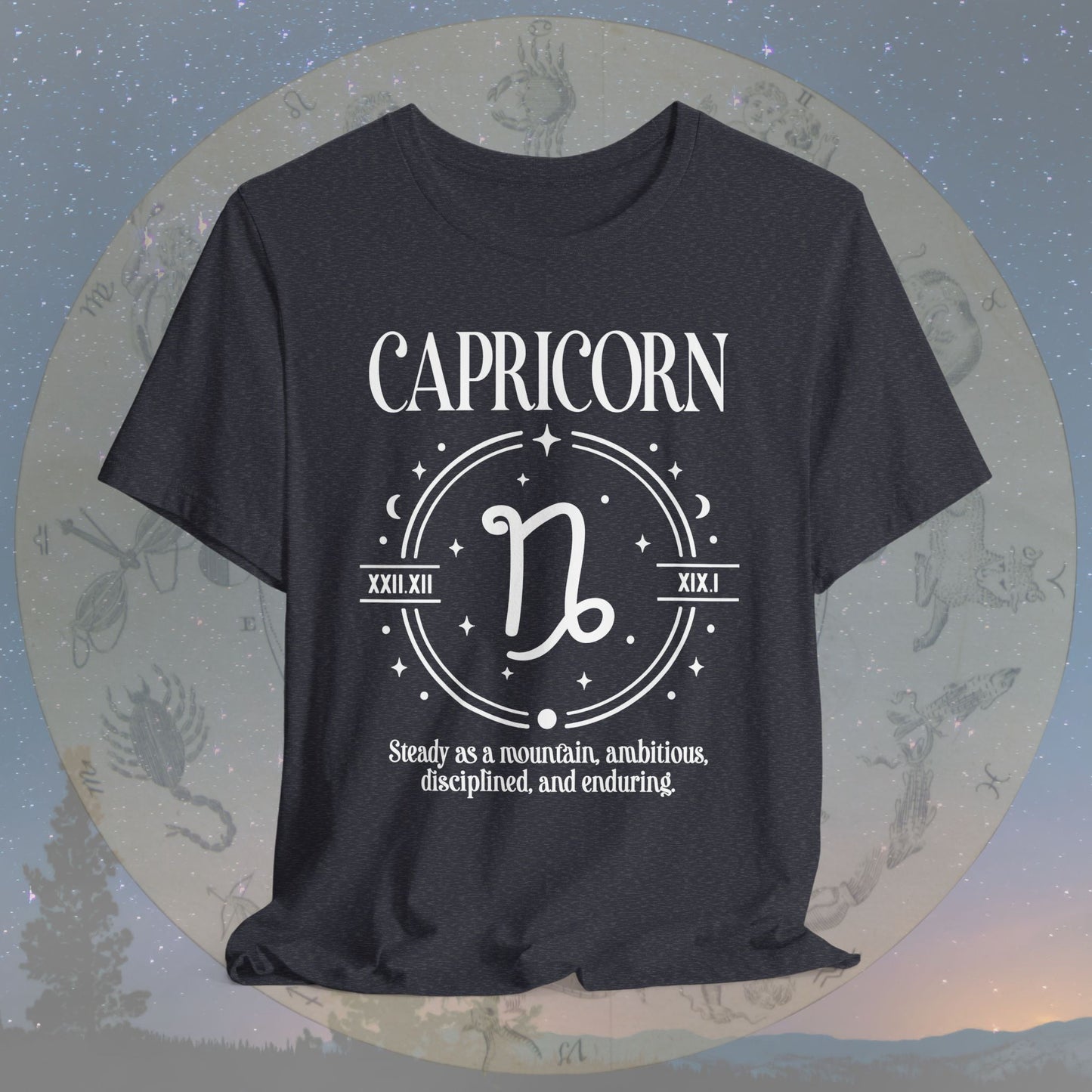 Classic Capricorn Zodiac Sign T-Shirt