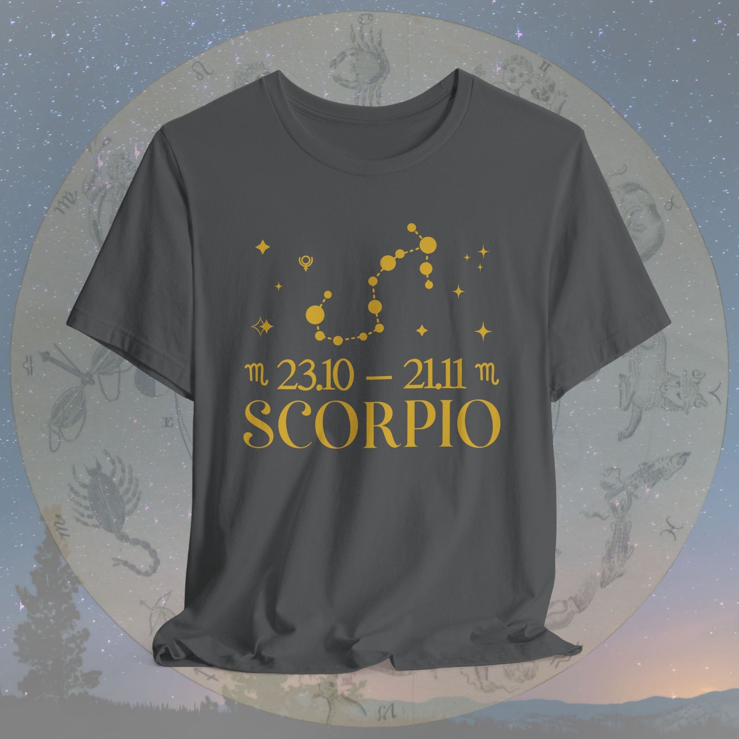Scorpio Star Constellation Zodiac T-Shirt