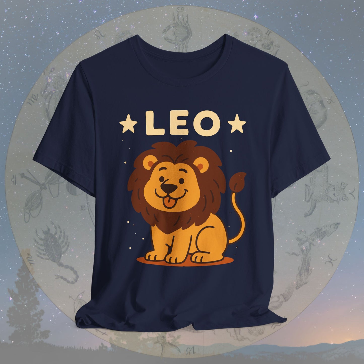 Cute Kawaii Leo Zodiac Sign T-Shirt