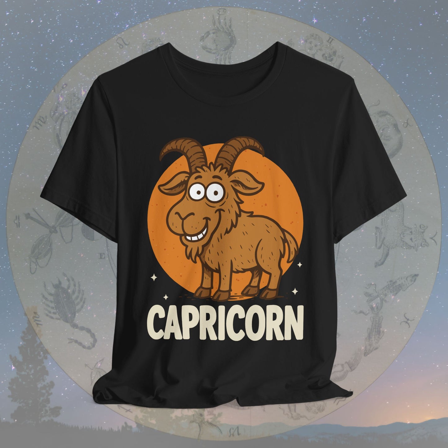 Funny Kawaii Capricorn Zodiac Sign T-Shirt
