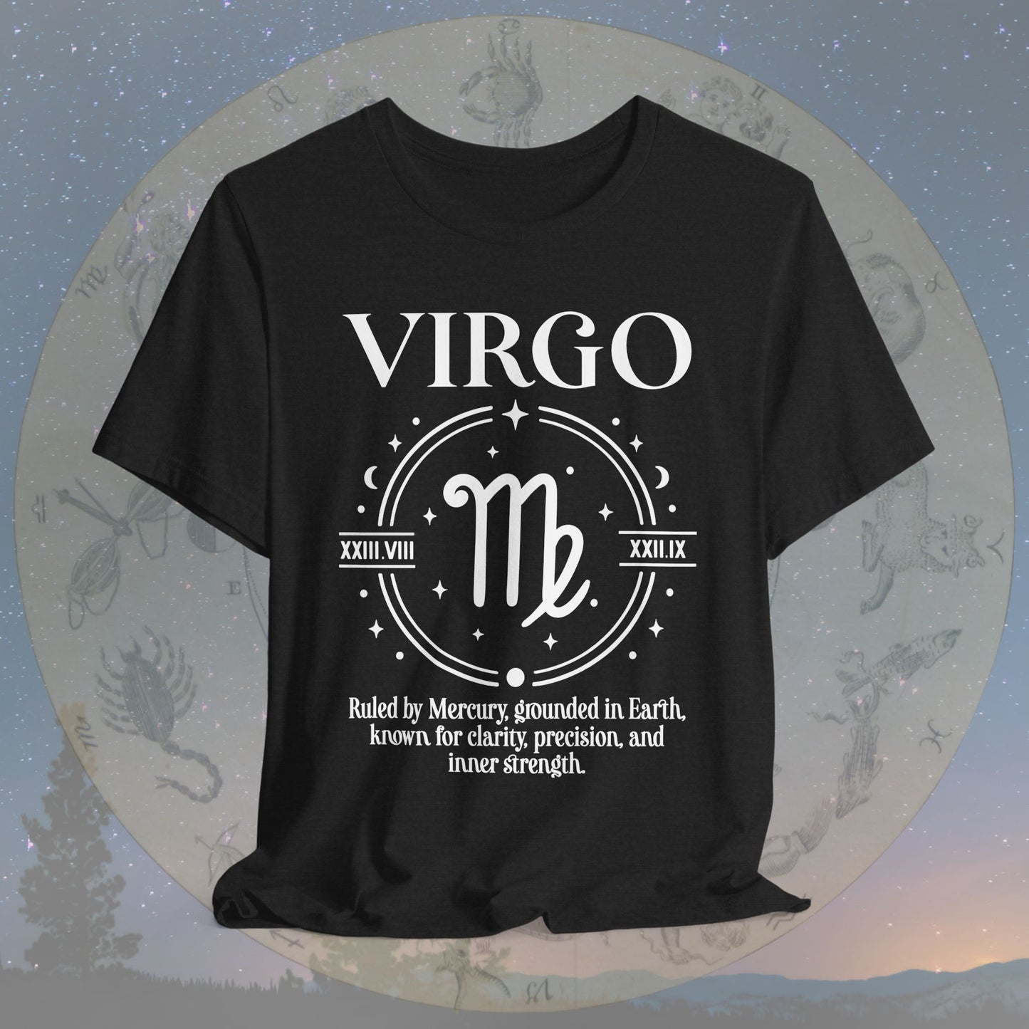 Classic Virgo Zodiac Sign T-Shirt