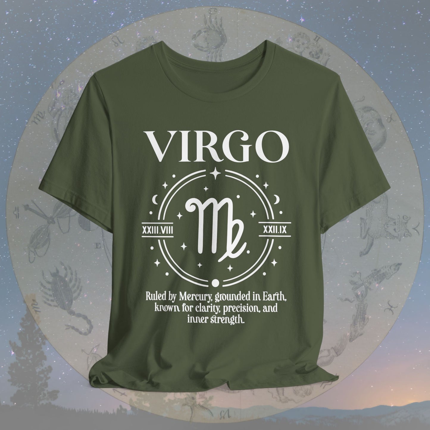 Classic Virgo Zodiac Sign T-Shirt