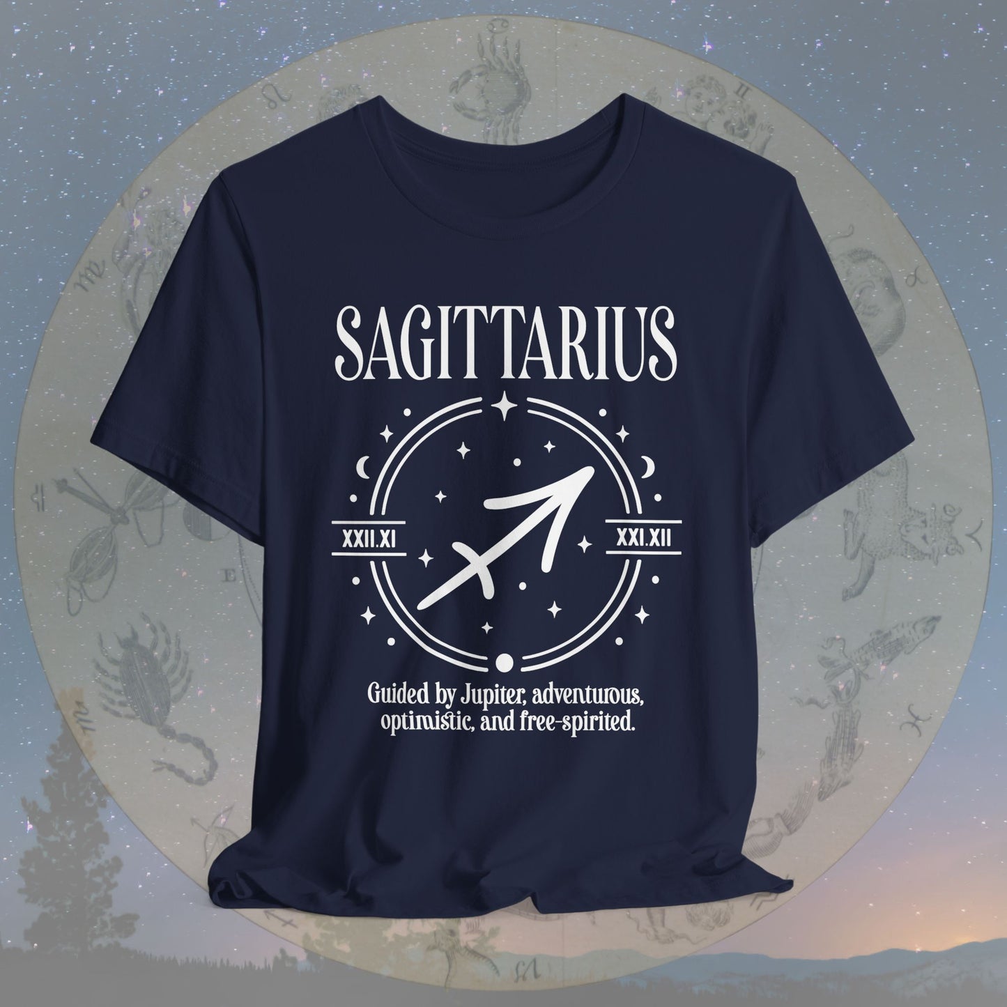 Classic Sagittarius Zodiac Sign T-Shirt