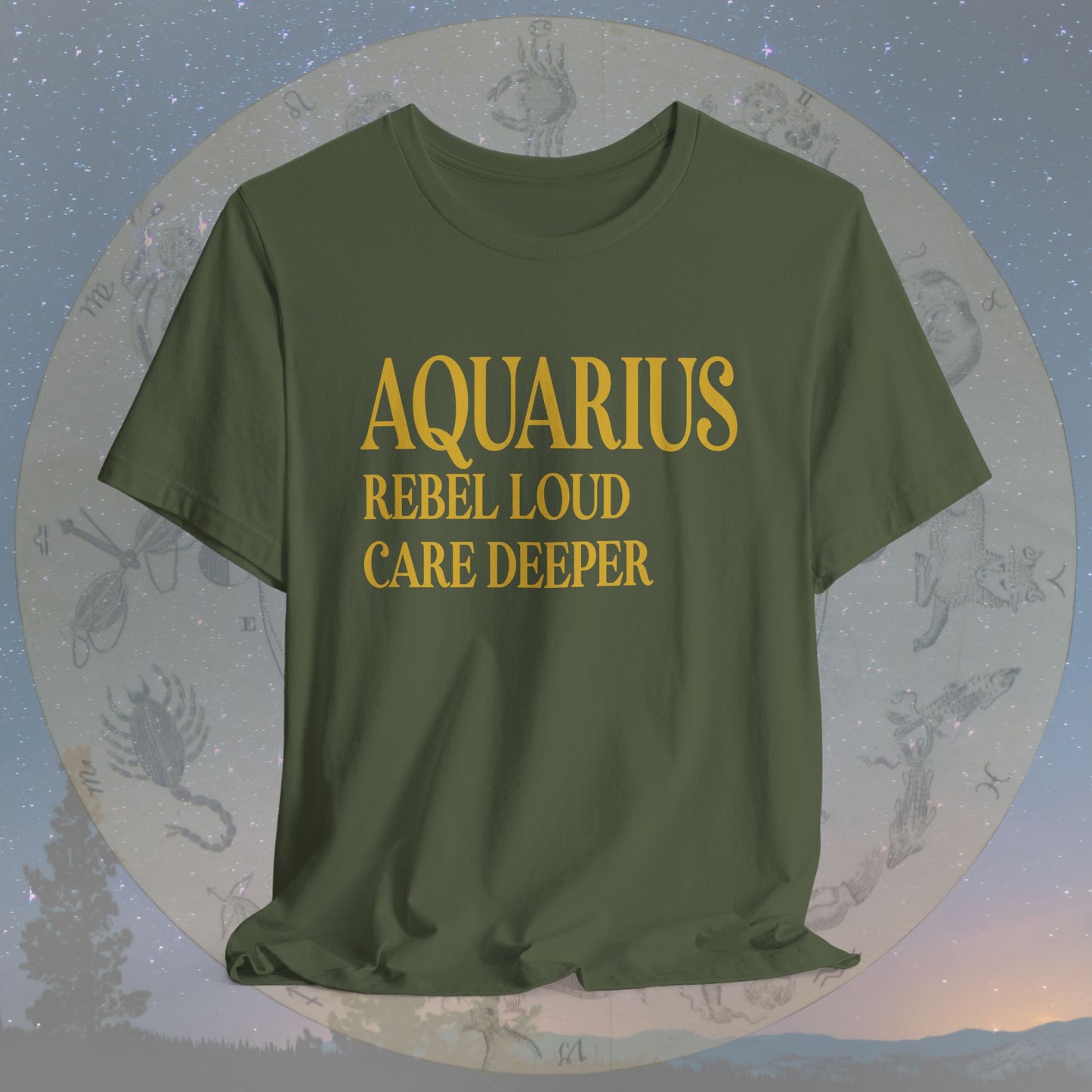 Aquarius Rebel Heart T-Shirt