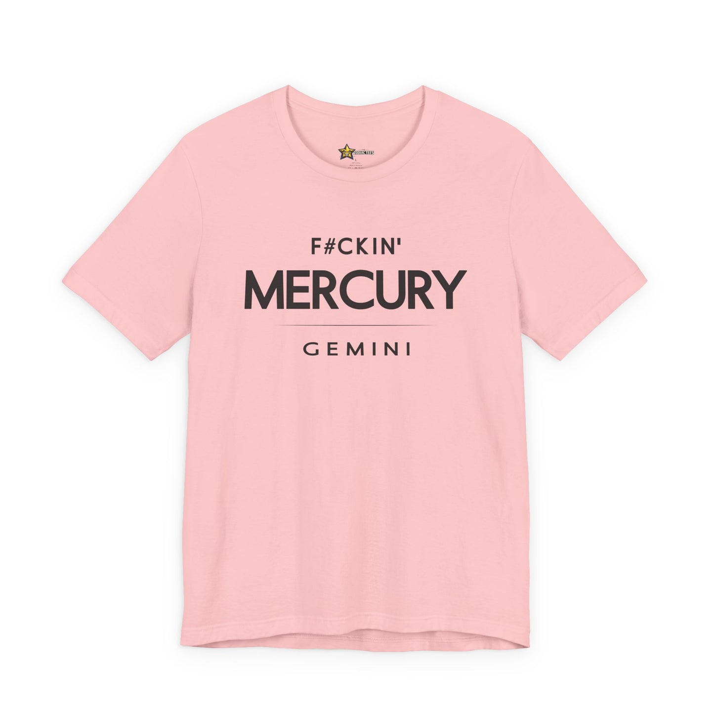 Gemini Bold Attitude T-Shirt – F#ckin’ Mercury Zodiac Tee