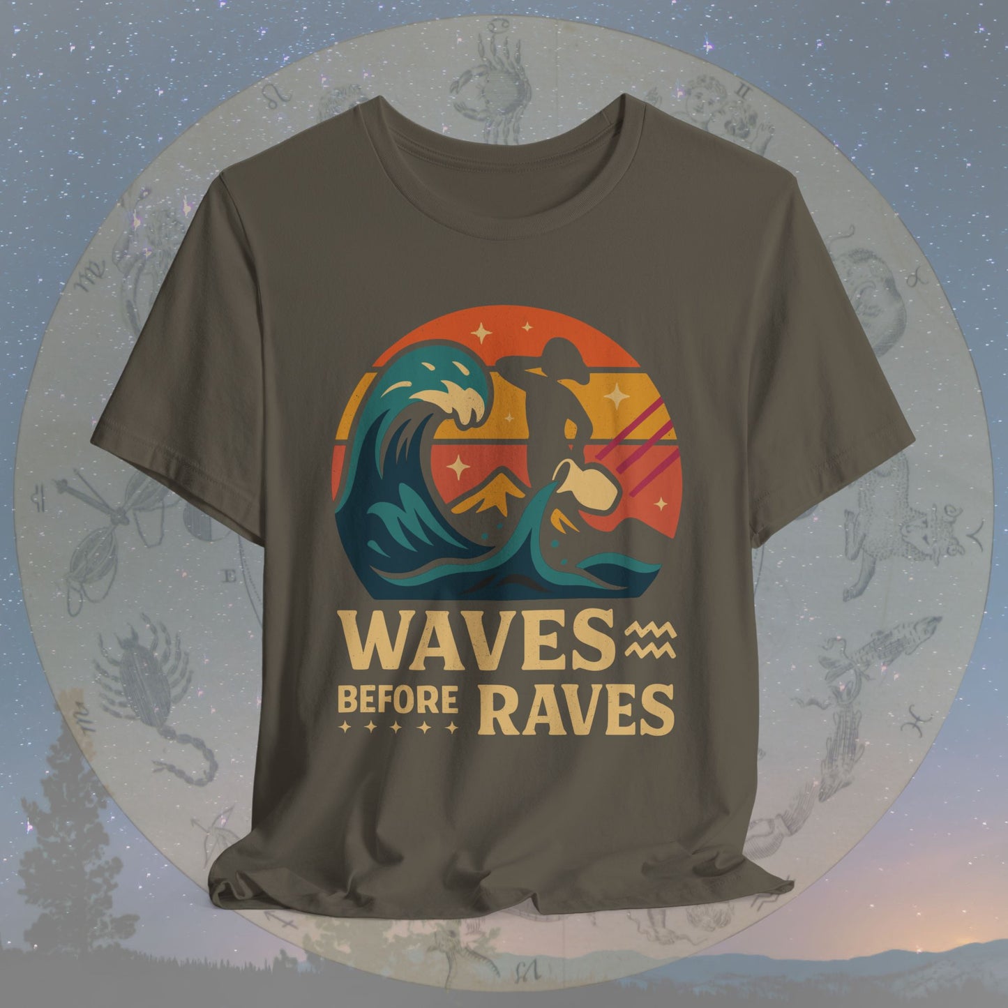 Aquarius Waves Before Raves T-Shirt