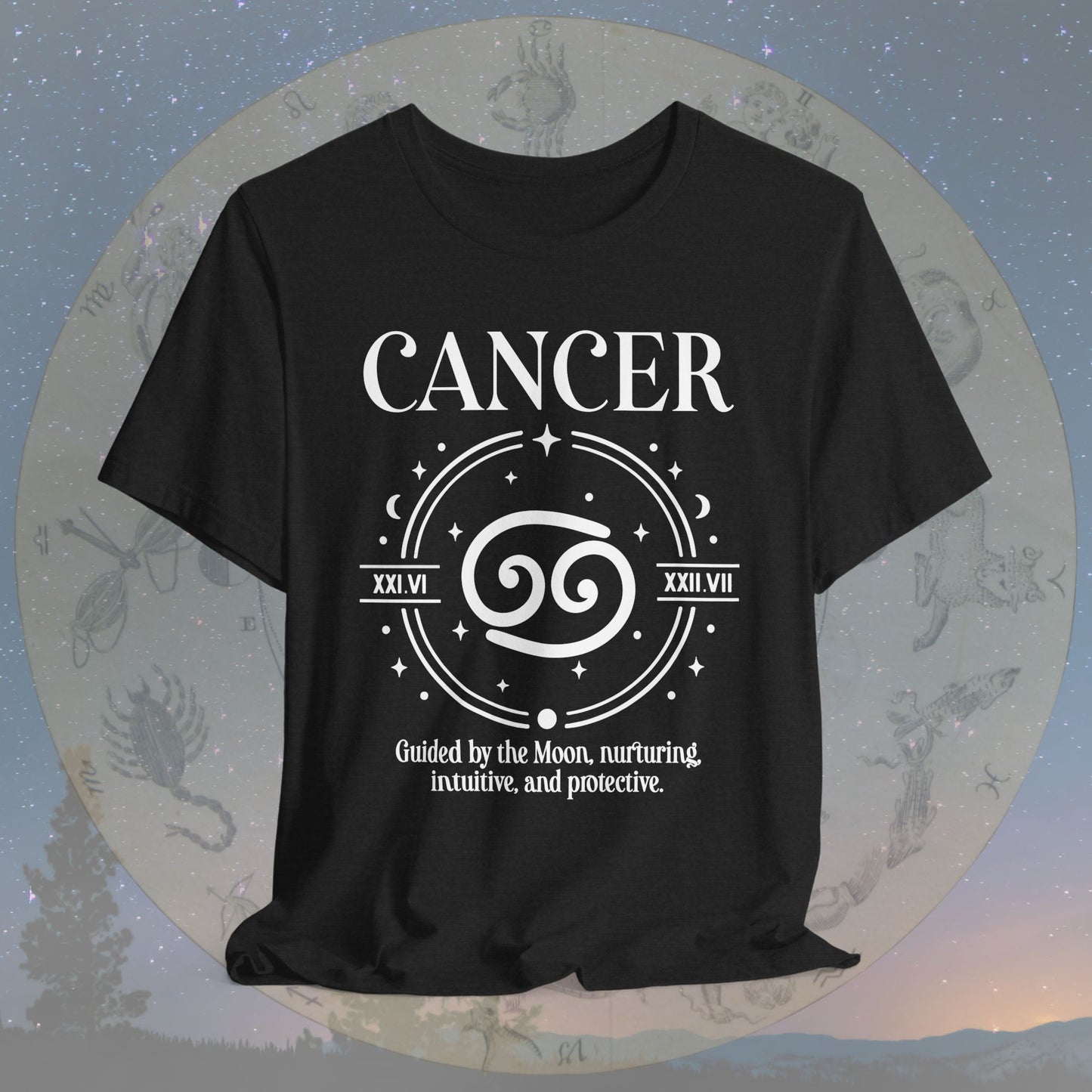 Classic Cancer Zodiac Sign T-Shirt