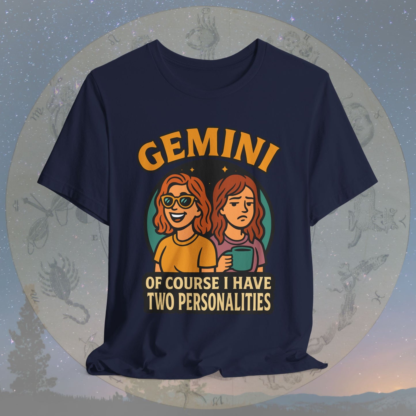Playful Gemini Two Sides T-Shirt