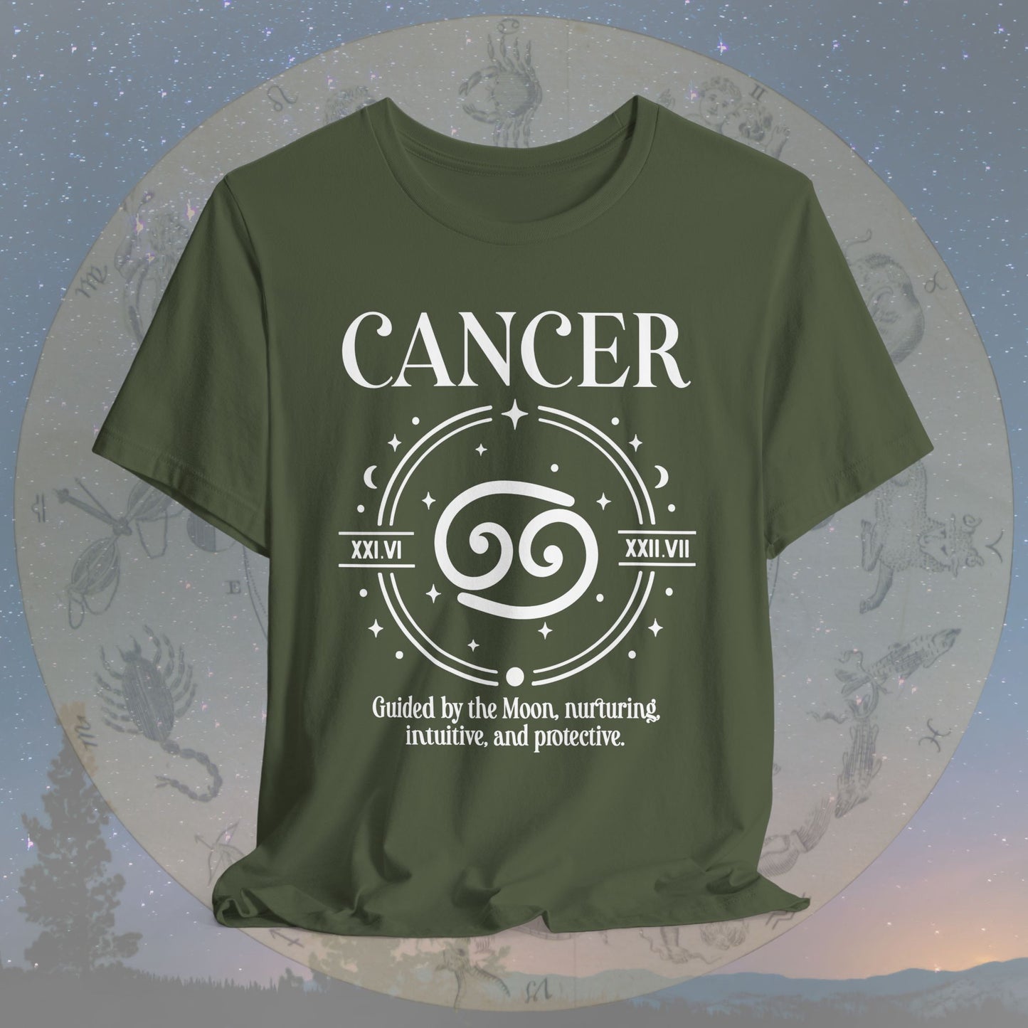 Classic Cancer Zodiac Sign T-Shirt