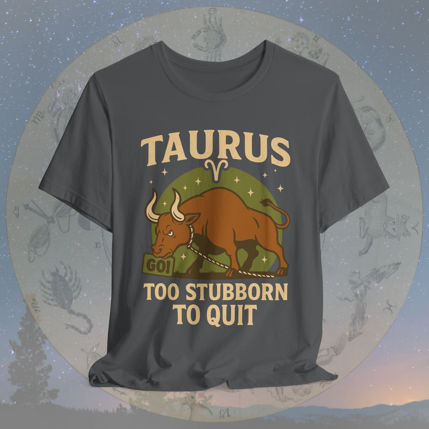 Funny Taurus Stubborn Spirit T-Shirt