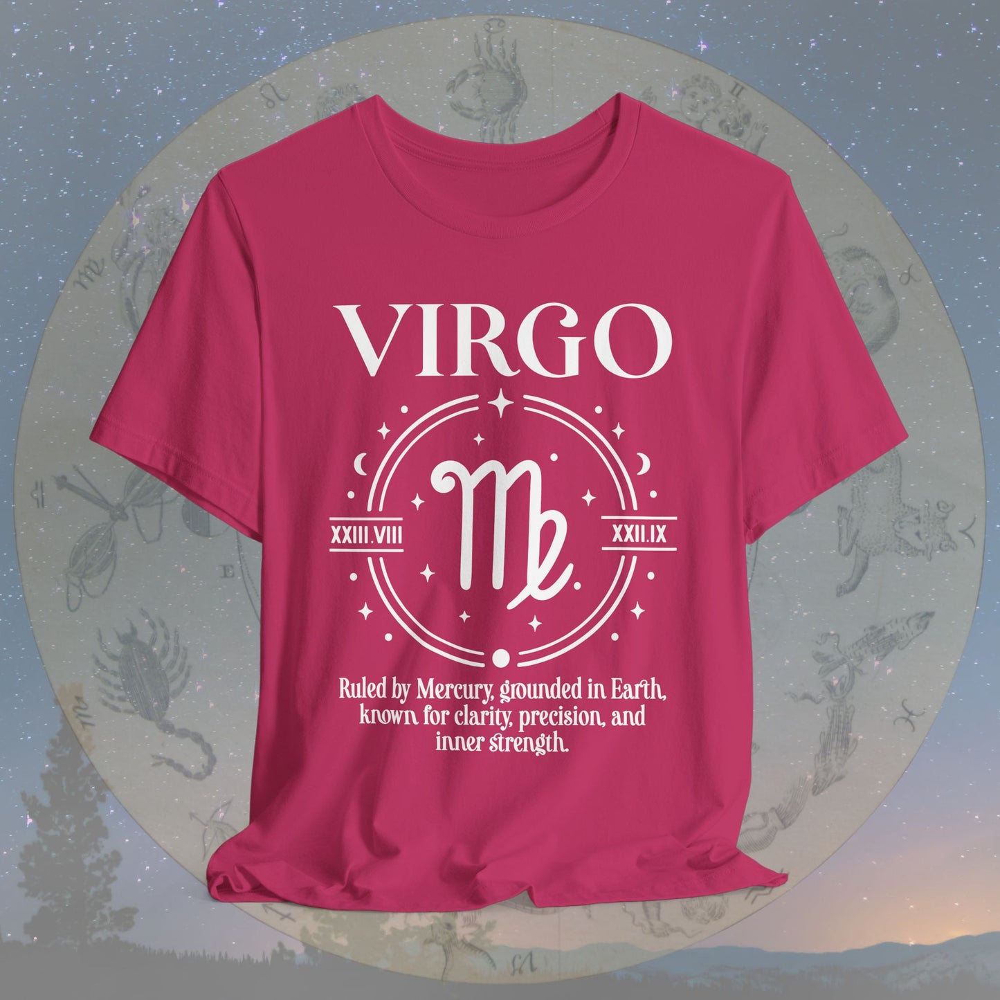 Classic Virgo Zodiac Sign T-Shirt