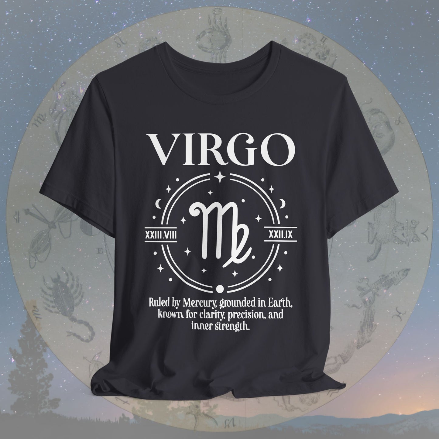 Classic Virgo Zodiac Sign T-Shirt