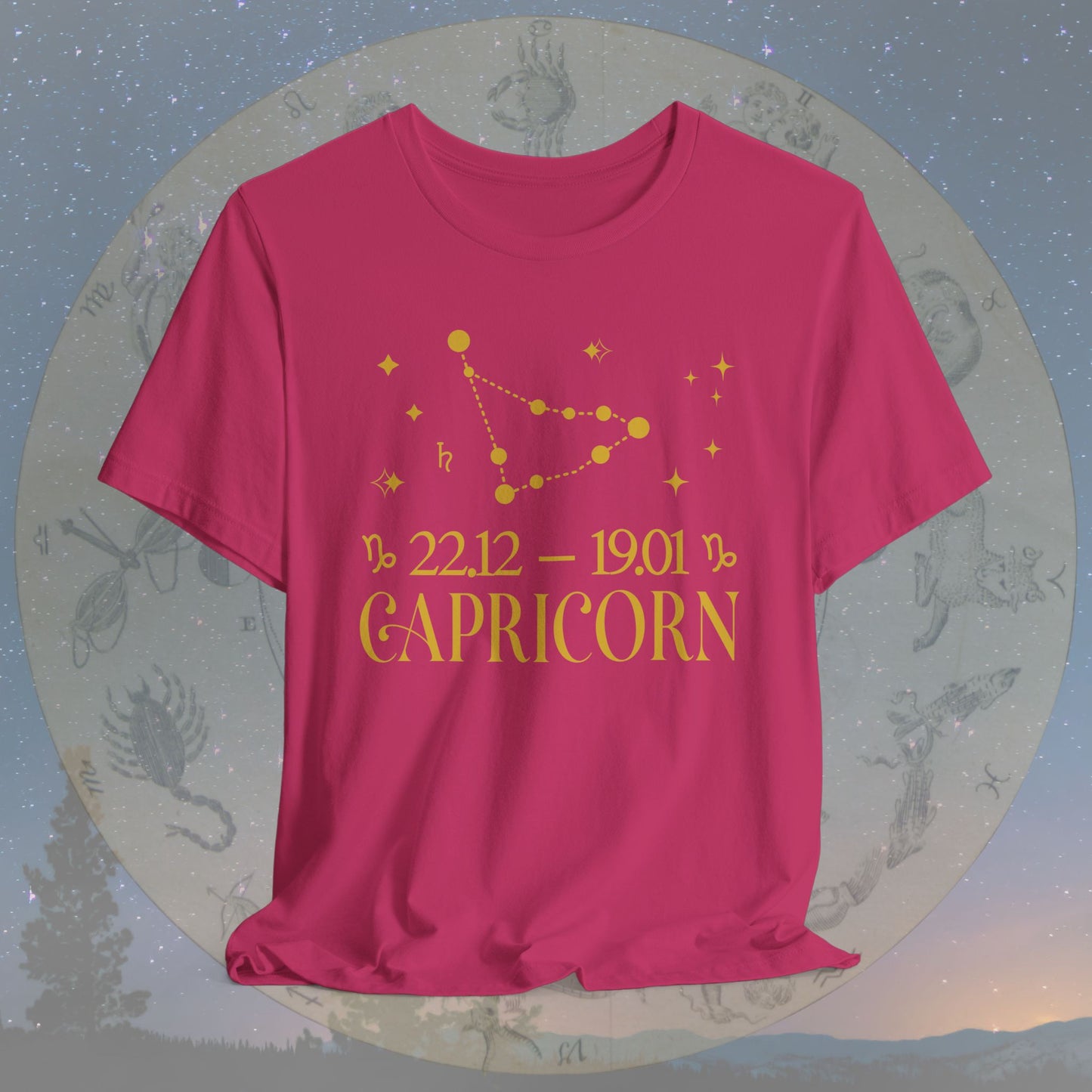 Capricorn Star Constellation Zodiac T-Shirt