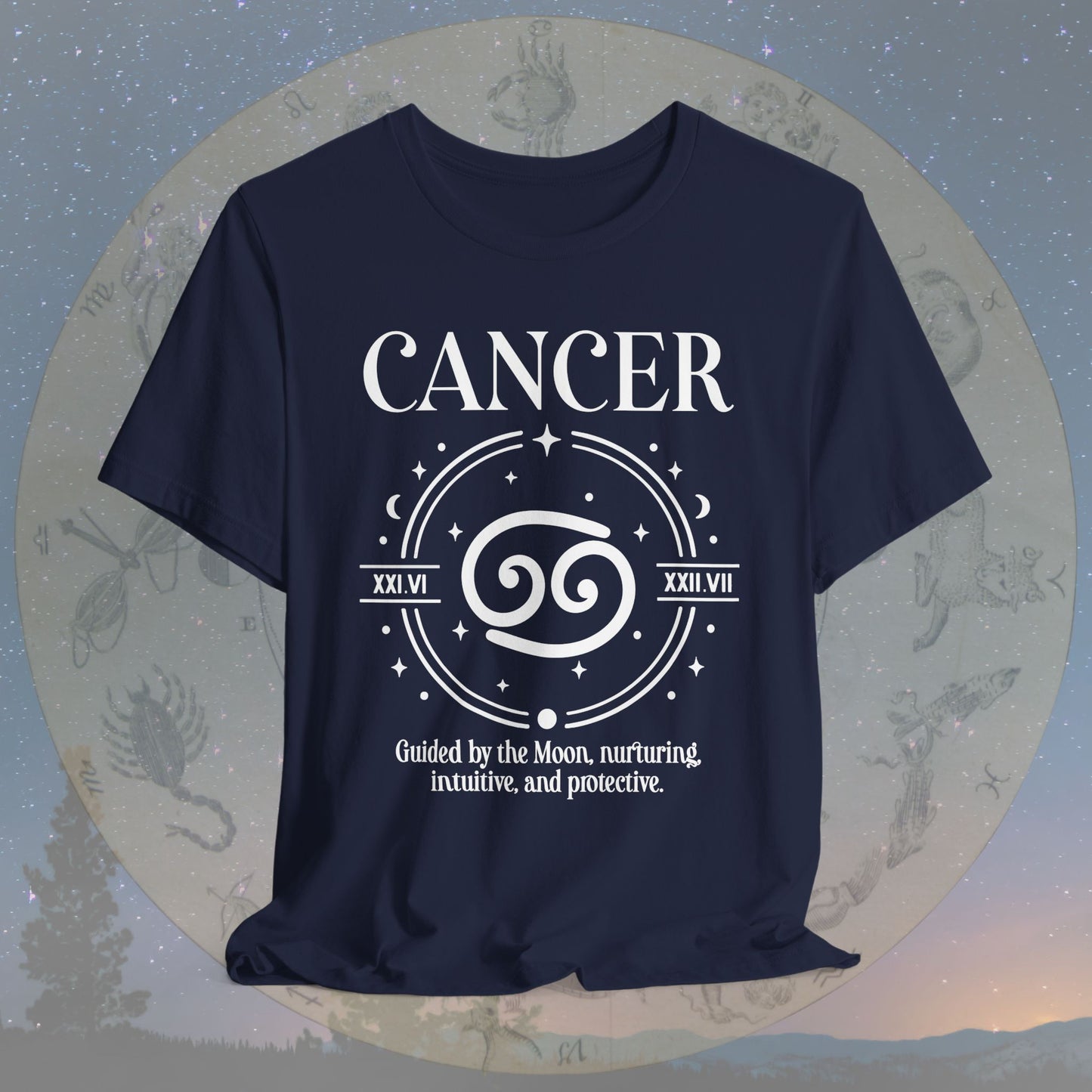 Classic Cancer Zodiac Sign T-Shirt