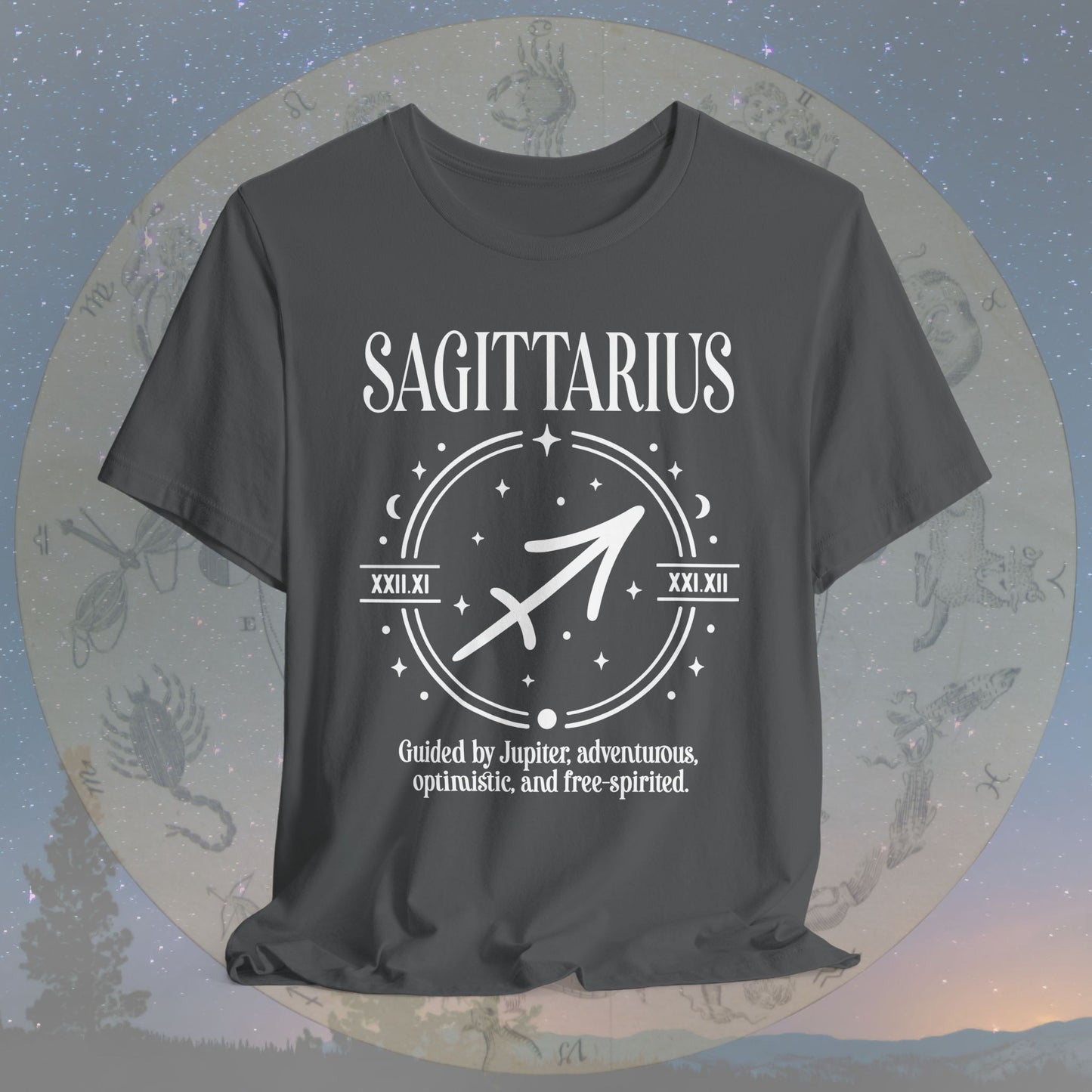 Classic Sagittarius Zodiac Sign T-Shirt