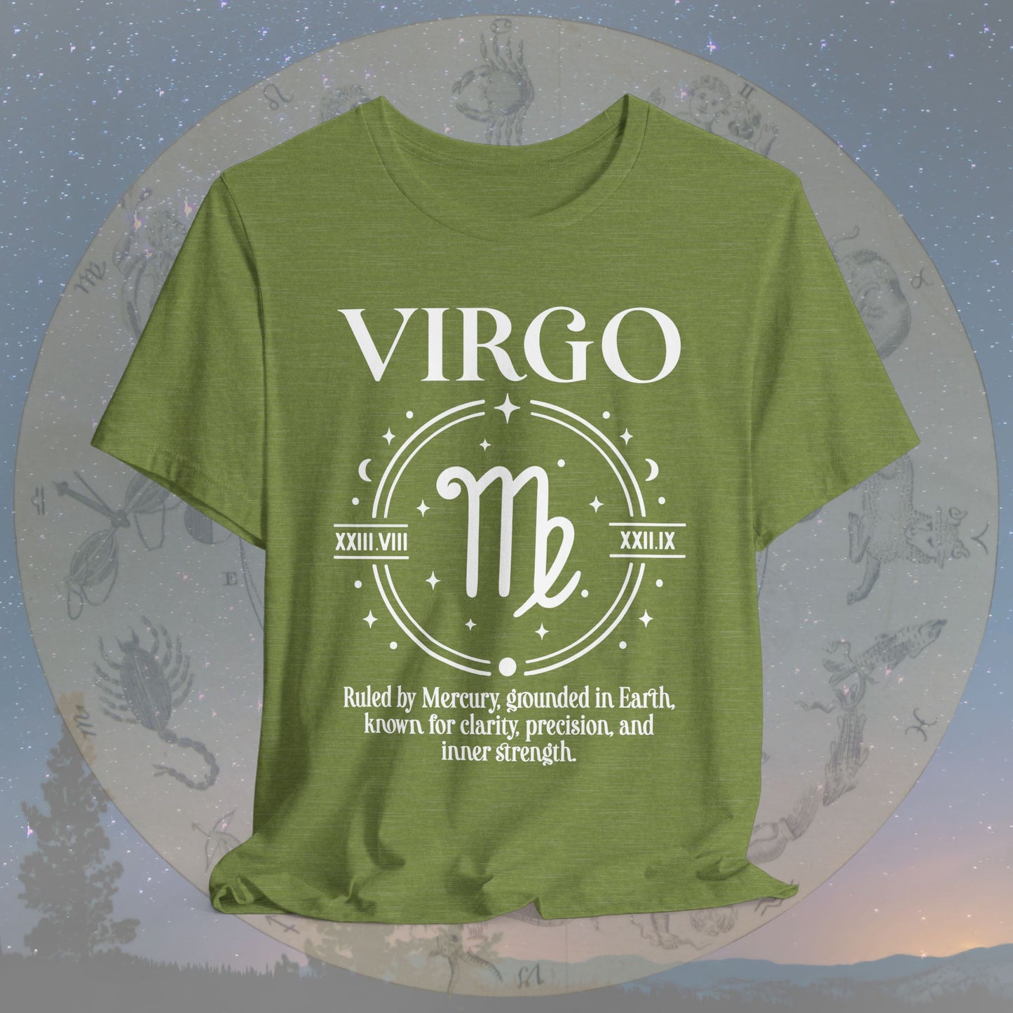 Classic Virgo Zodiac Sign T-Shirt