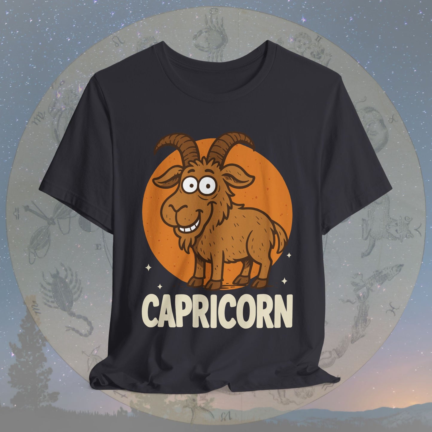 Funny Kawaii Capricorn Zodiac Sign T-Shirt