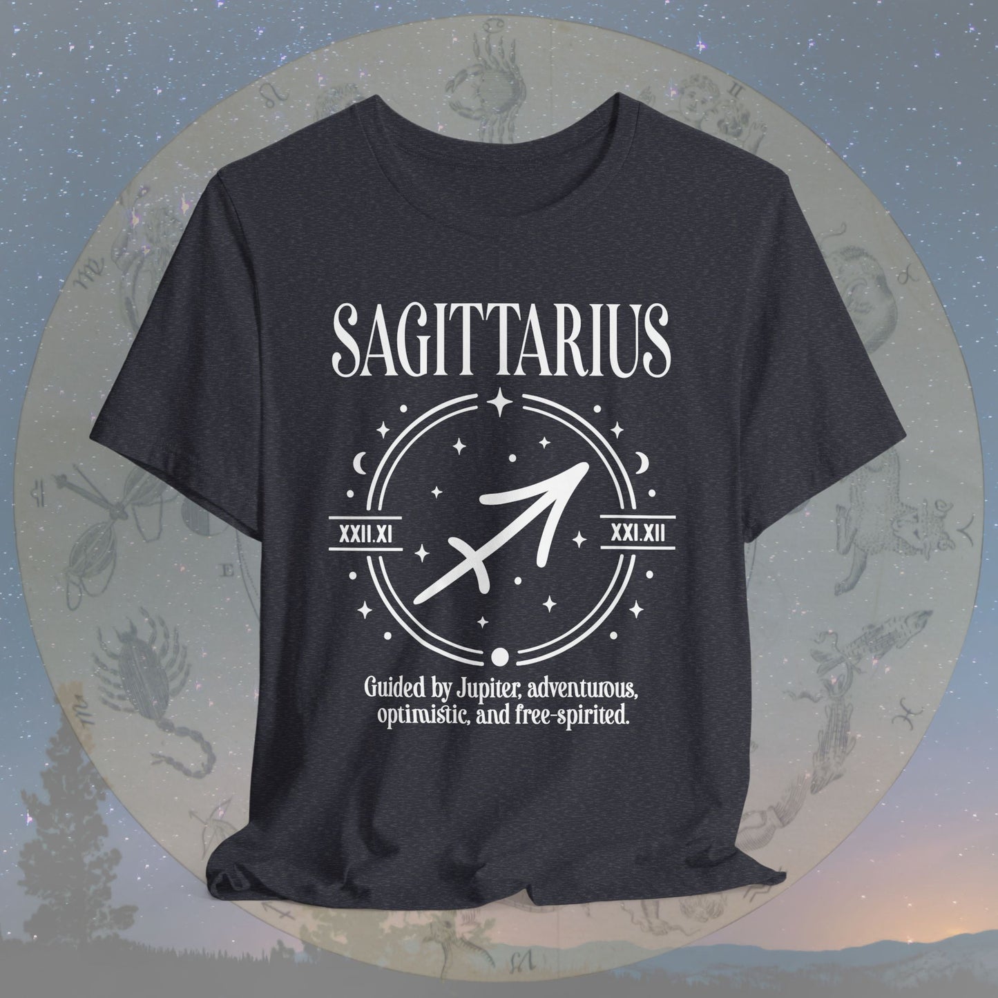 Classic Sagittarius Zodiac Sign T-Shirt