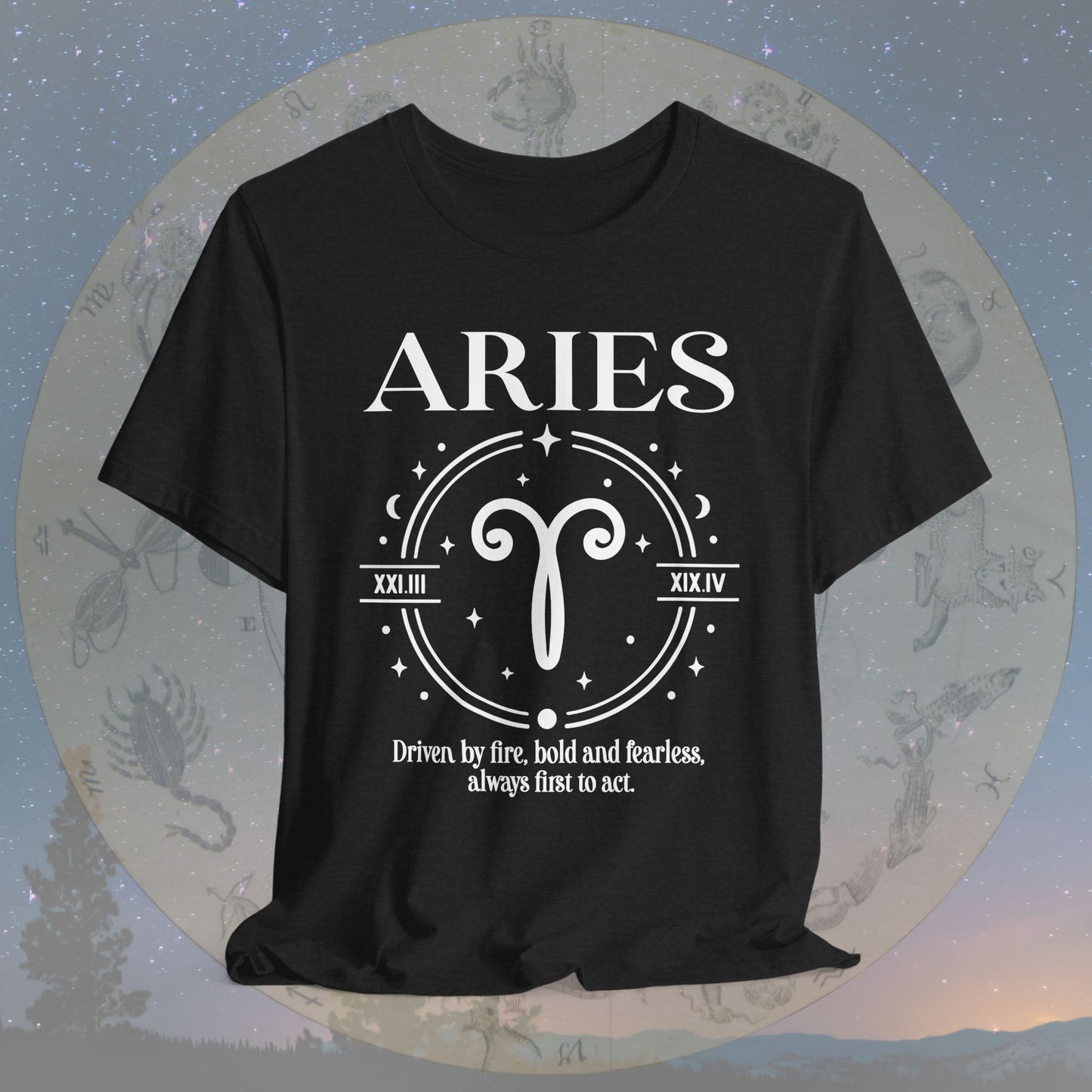 Classic Aries Zodiac Sign T-Shirt