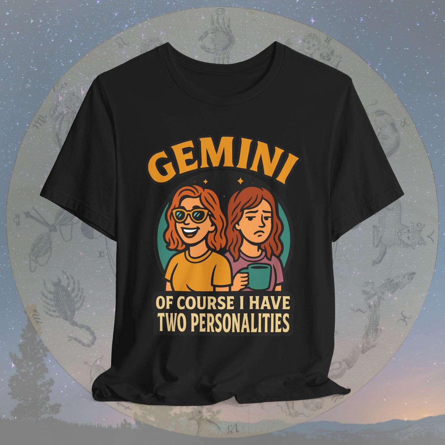 Playful Gemini Two Sides T-Shirt