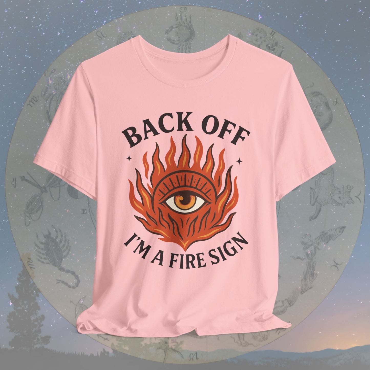 Fiery Attitude Fire Sign T-Shirt