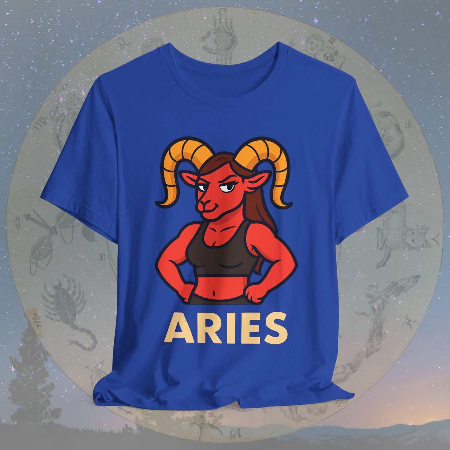 Confident Aries Woman Zodiac Sign T-Shirt