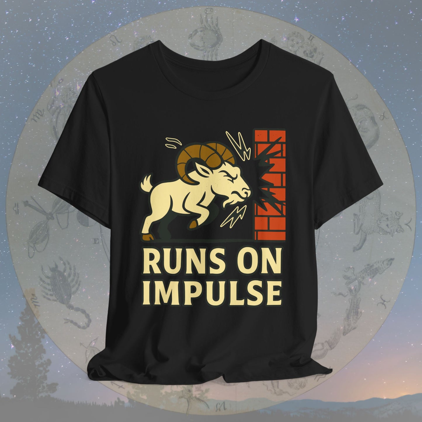 Funny Aries Impulse Driven T-Shirt