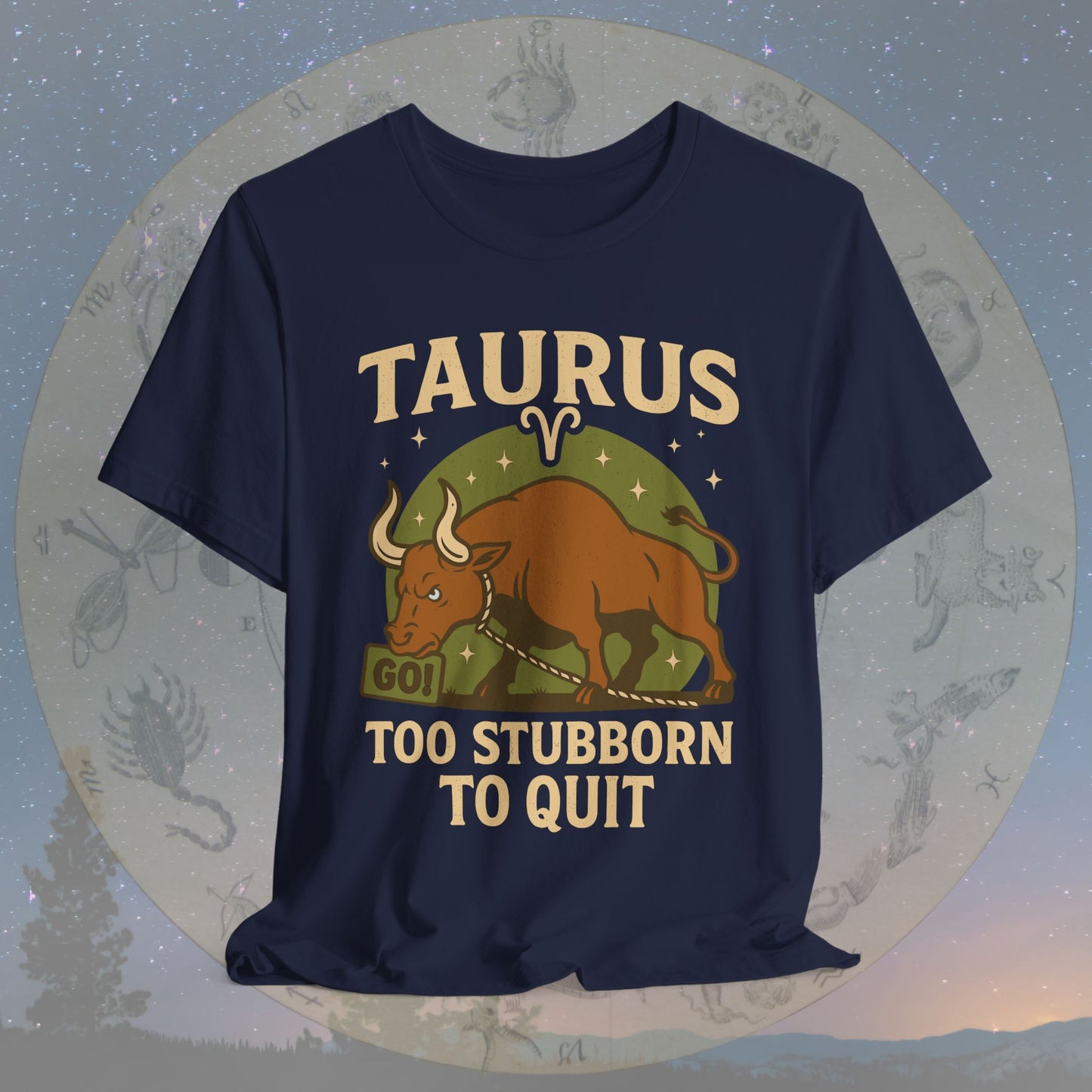 Funny Taurus Stubborn Spirit T-Shirt