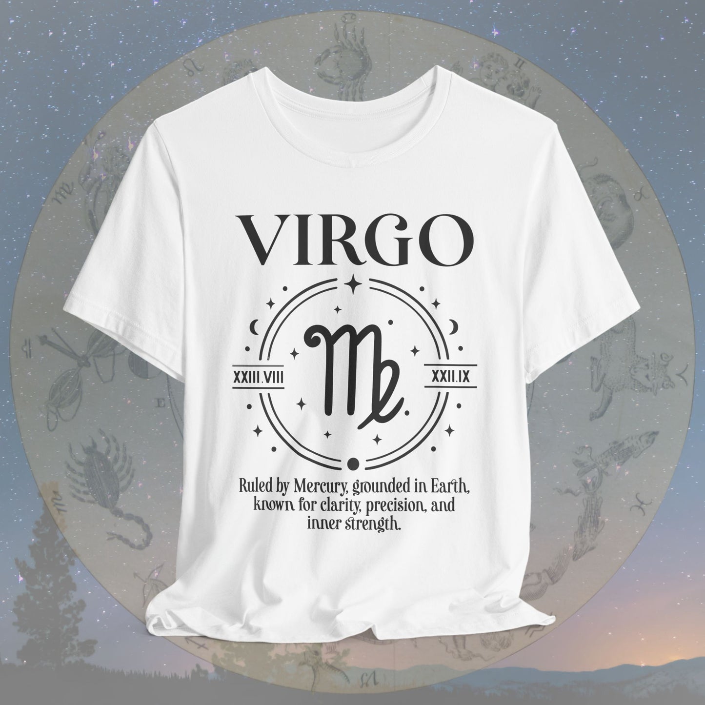 Classic Virgo Zodiac Sign T-Shirt