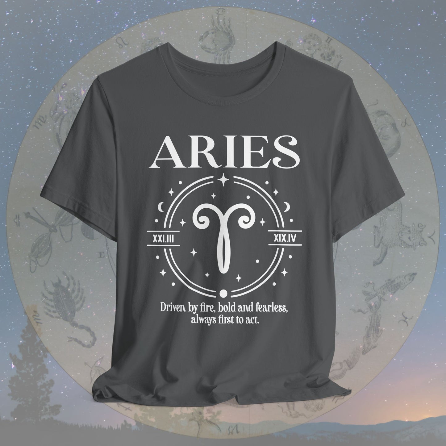 Classic Aries Zodiac Sign T-Shirt