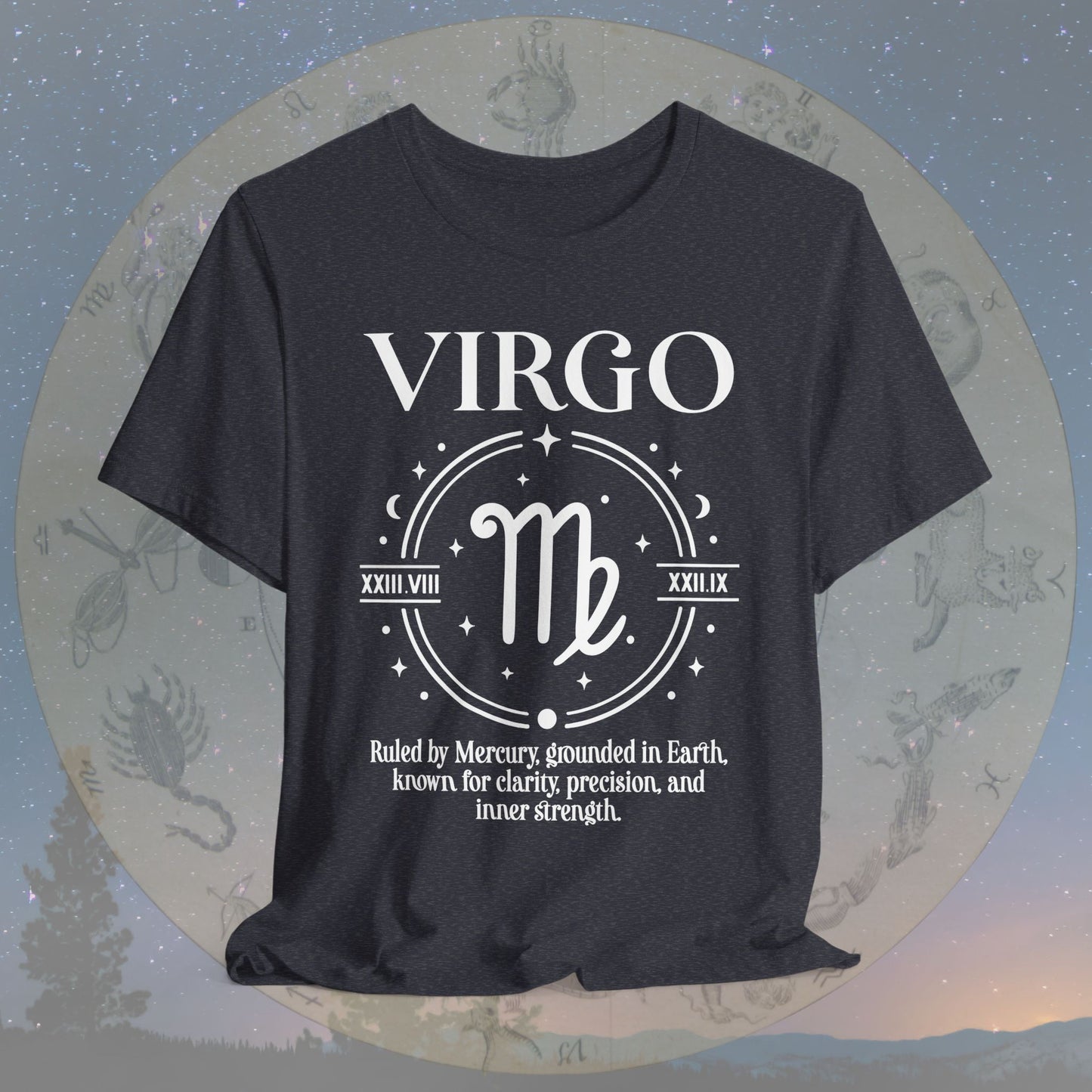Classic Virgo Zodiac Sign T-Shirt