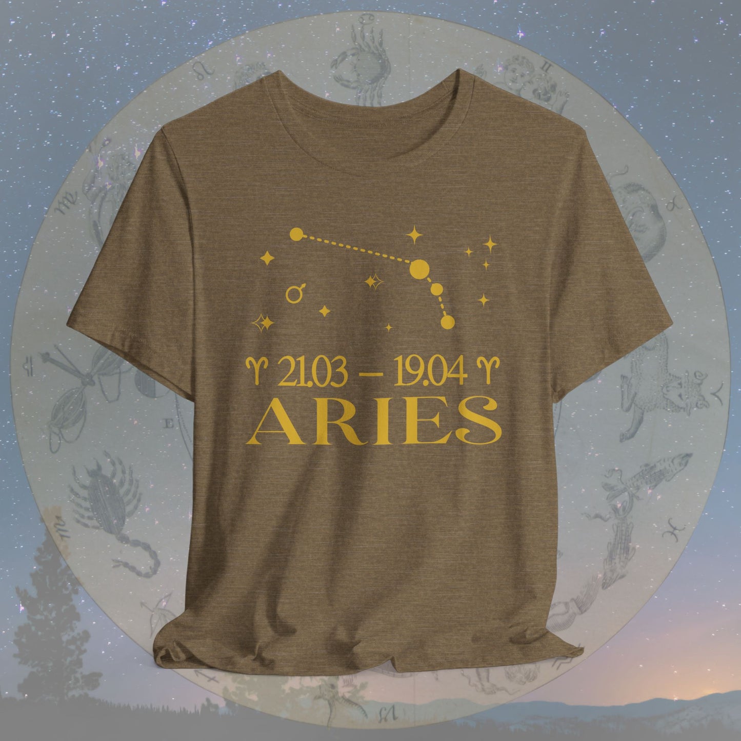 Aries Star Constellation Zodiac T-Shirt