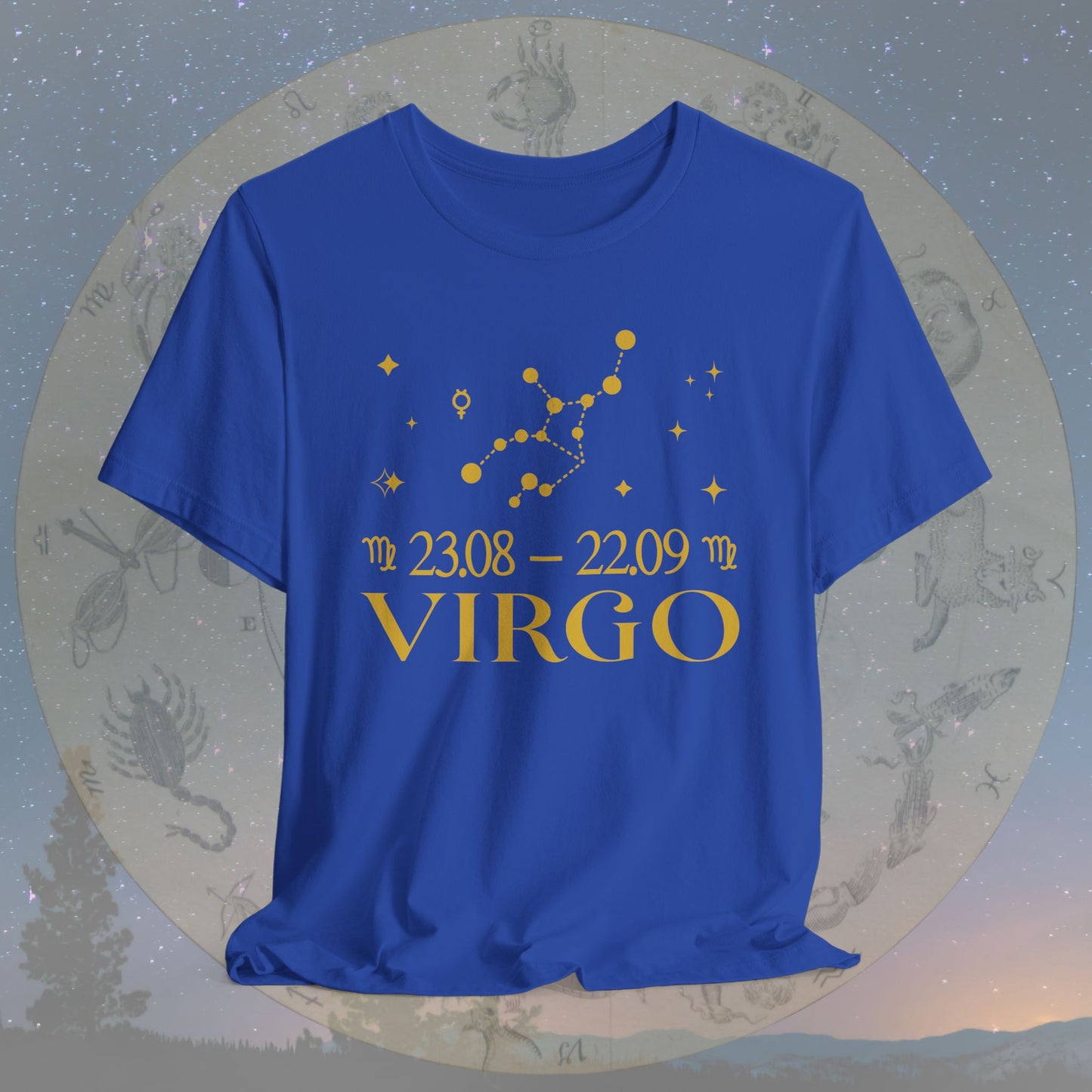 Virgo Star Constellation Zodiac T-Shirt