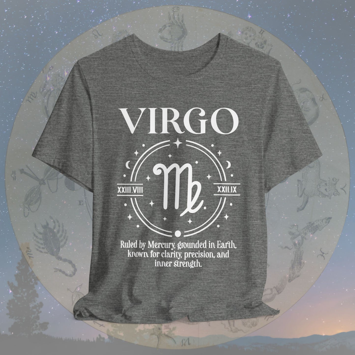 Classic Virgo Zodiac Sign T-Shirt