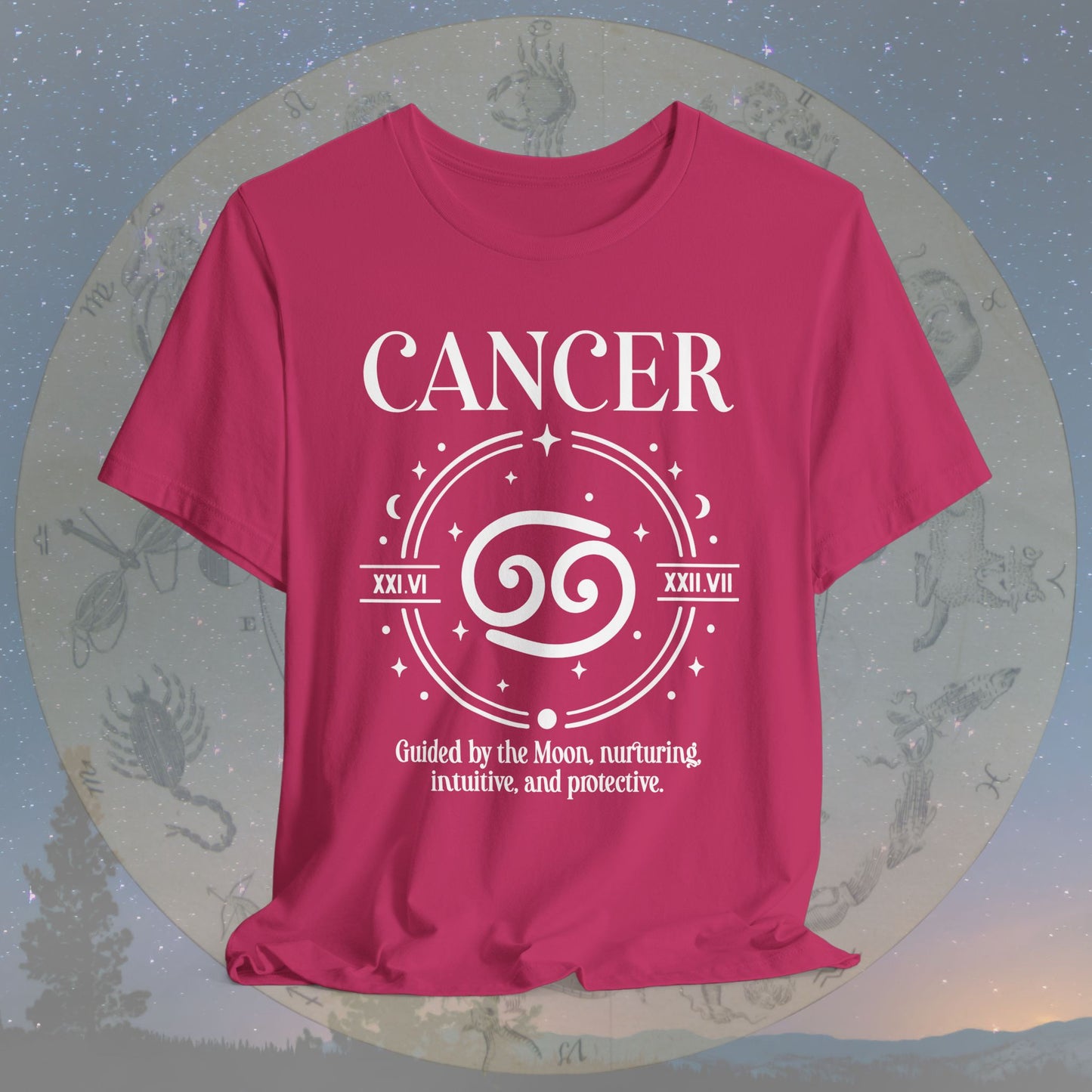 Classic Cancer Zodiac Sign T-Shirt