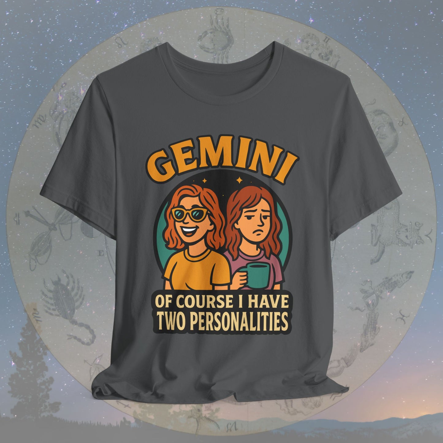 Playful Gemini Two Sides T-Shirt