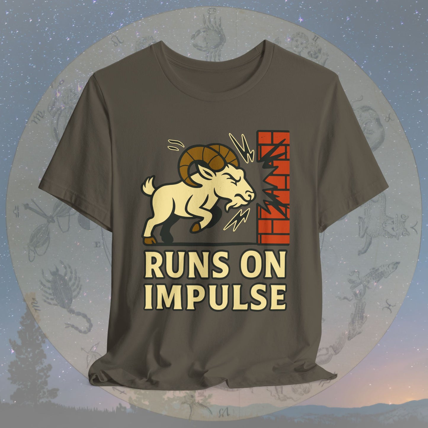 Funny Aries Impulse Driven T-Shirt