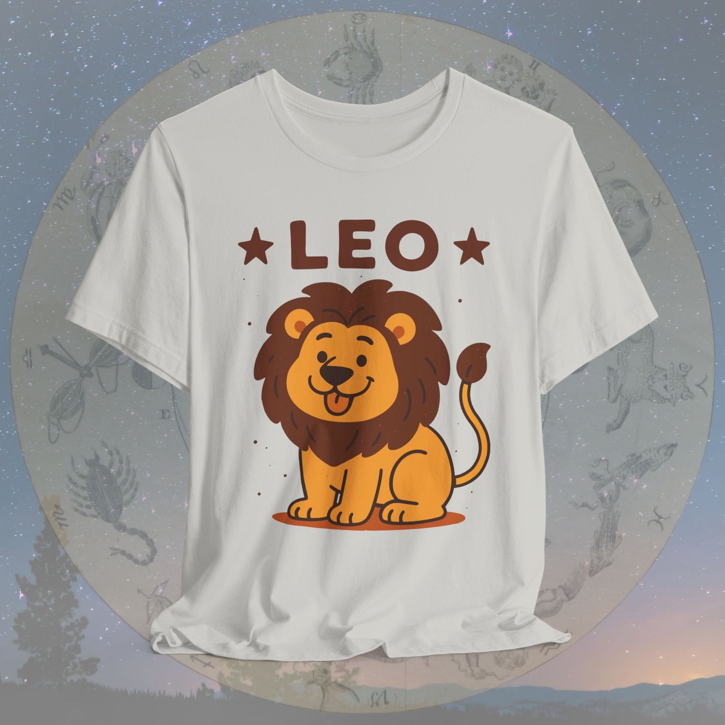 Cute Kawaii Leo Zodiac Sign T-Shirt