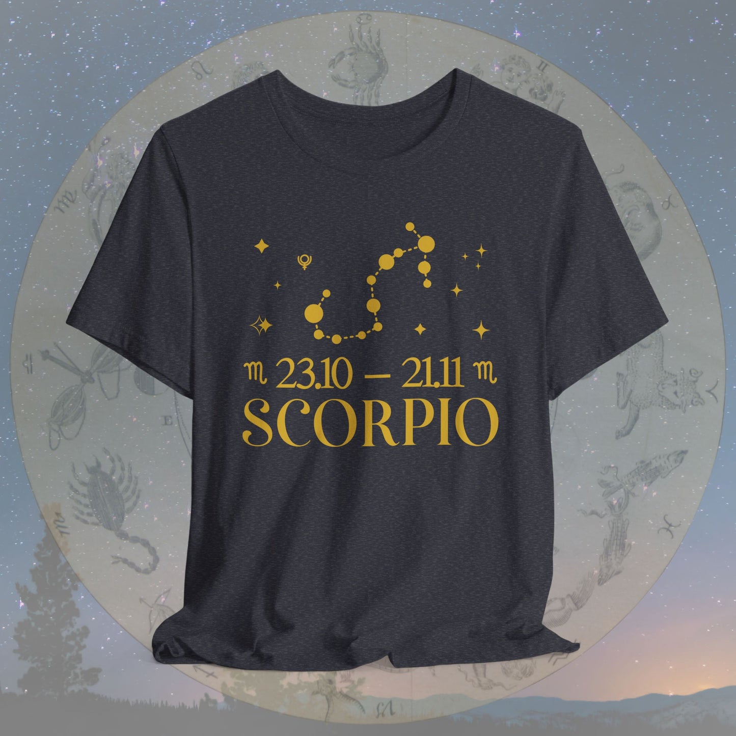 Scorpio Star Constellation Zodiac T-Shirt