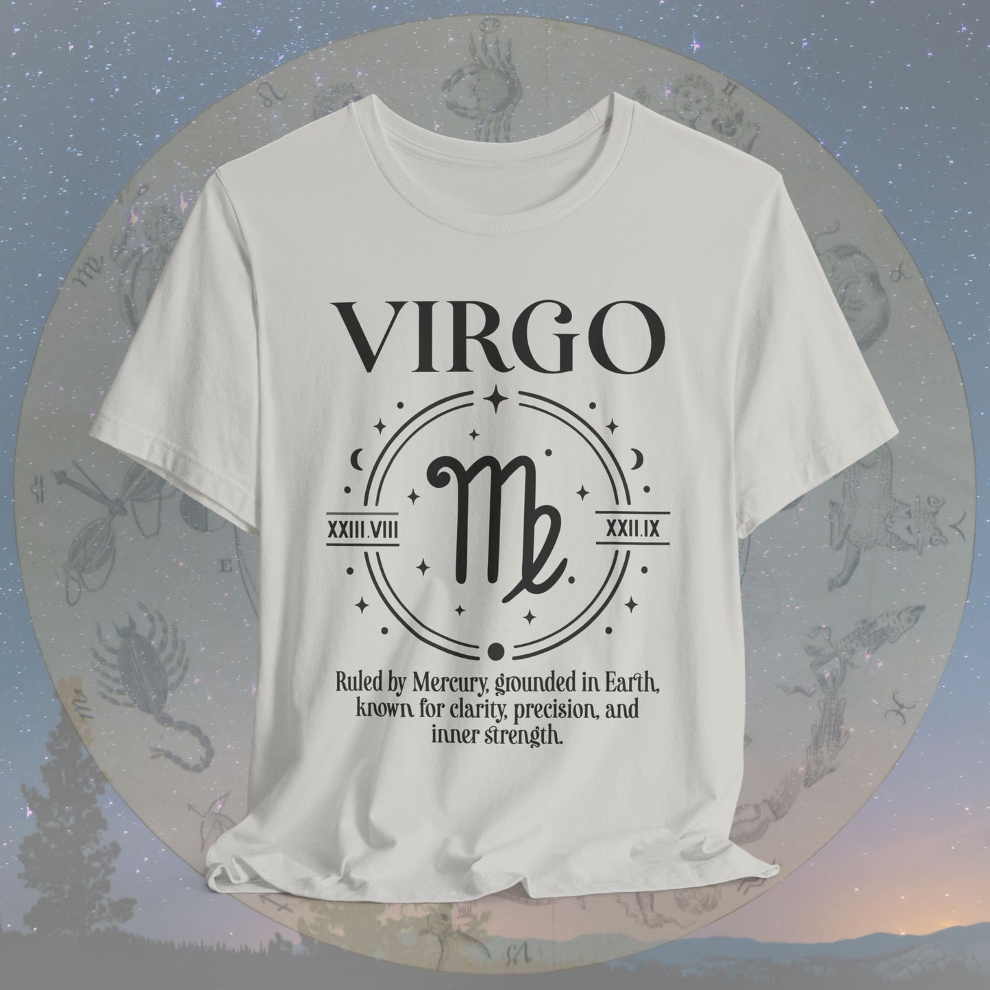 Classic Virgo Zodiac Sign T-Shirt