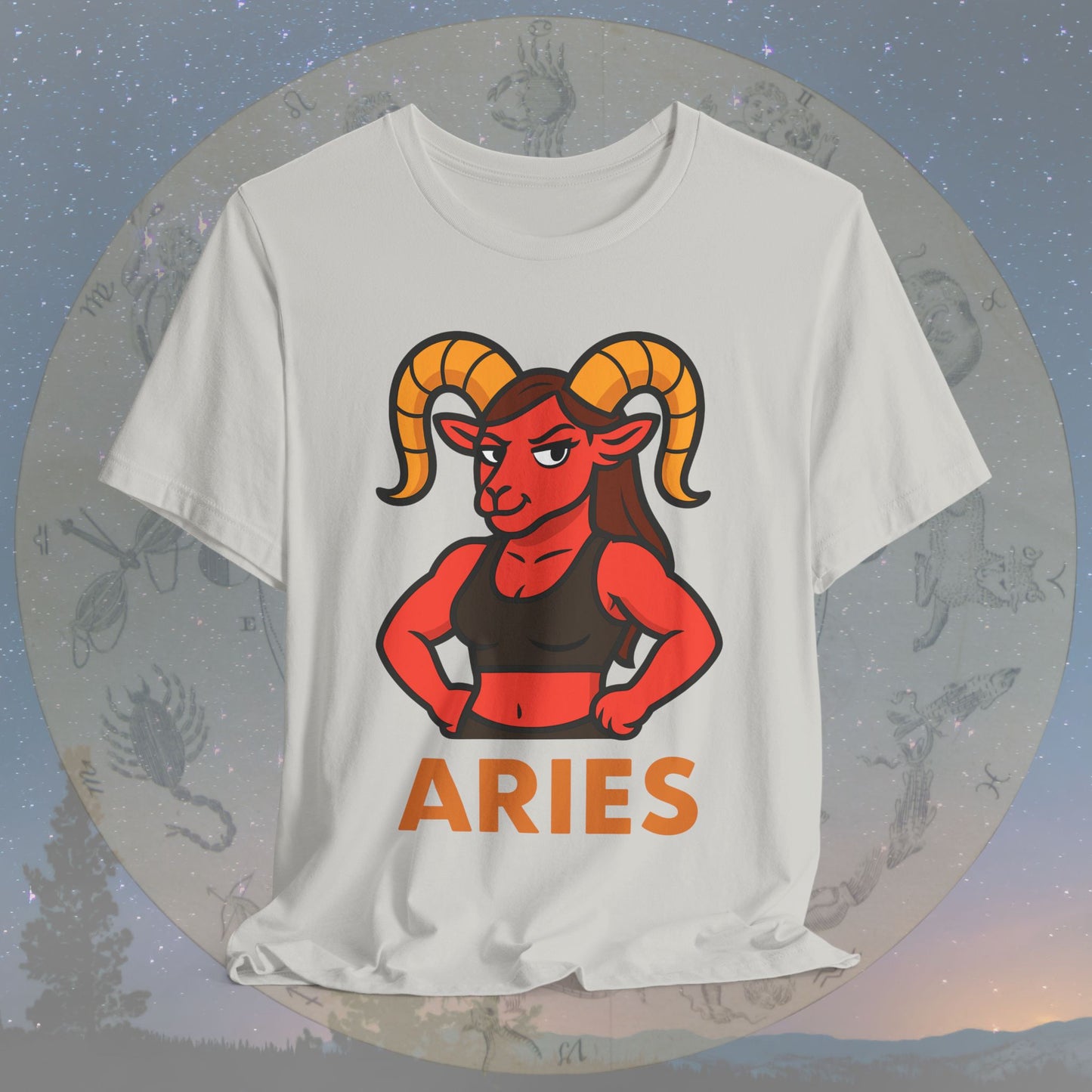 Confident Aries Woman Zodiac Sign T-Shirt
