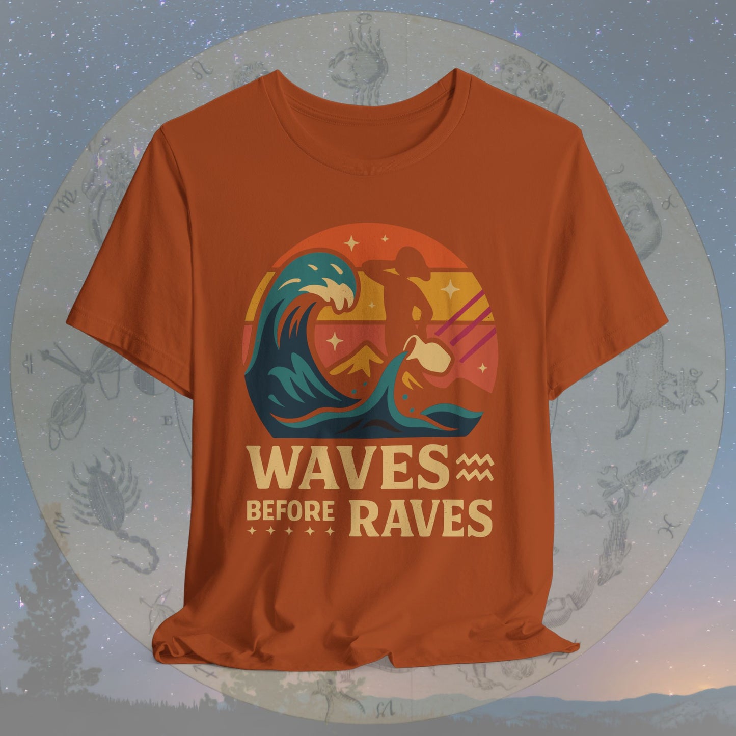 Aquarius Waves Before Raves T-Shirt