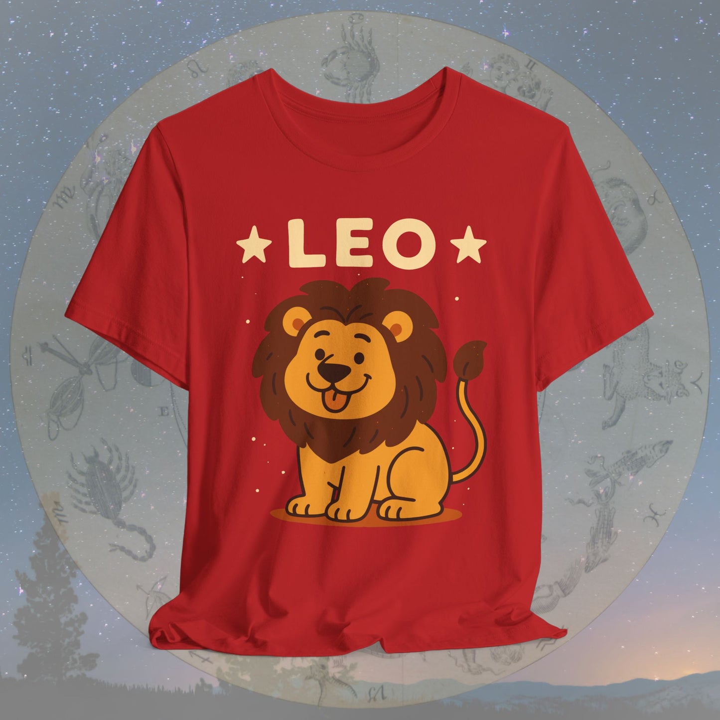 Cute Kawaii Leo Zodiac Sign T-Shirt